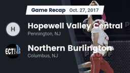 Recap: Hopewell Valley Central  vs. Northern Burlington  2017