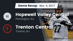 Recap: Hopewell Valley Central  vs. Trenton Central  2017
