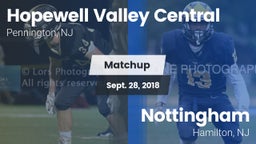 Matchup: Hopewell Valley Cent vs. Nottingham  2018