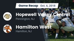 Recap: Hopewell Valley Central  vs. Hamilton West  2018