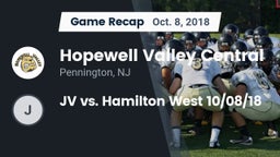 Recap: Hopewell Valley Central  vs. JV vs. Hamilton West 10/08/18 2018