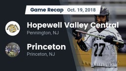 Recap: Hopewell Valley Central  vs. Princeton  2018