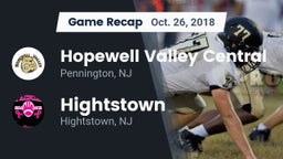 Recap: Hopewell Valley Central  vs. Hightstown  2018
