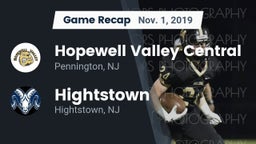 Recap: Hopewell Valley Central  vs. Hightstown  2019