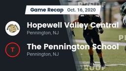 Recap: Hopewell Valley Central  vs. The Pennington School 2020