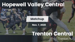 Matchup: Hopewell Valley Cent vs. Trenton Central  2020