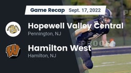 Recap: Hopewell Valley Central  vs. Hamilton West  2022