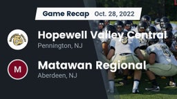 Recap: Hopewell Valley Central  vs. Matawan Regional  2022