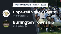Recap: Hopewell Valley Central  vs. Burlington Township  2022