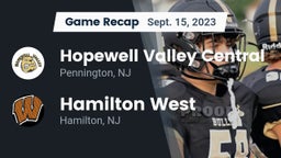 Recap: Hopewell Valley Central  vs. Hamilton West  2023