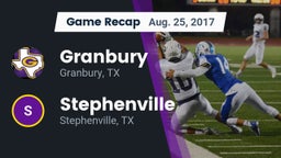 Recap: Granbury  vs. Stephenville  2017