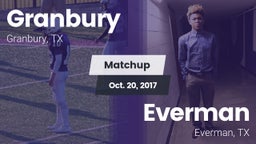 Matchup: Granbury  vs. Everman  2017