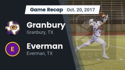 Recap: Granbury  vs. Everman  2017