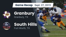 Recap: Granbury  vs. South Hills  2019
