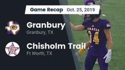 Recap: Granbury  vs. Chisholm Trail  2019