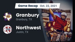 Recap: Granbury  vs. Northwest  2021