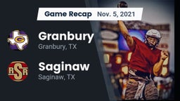 Recap: Granbury  vs. Saginaw  2021