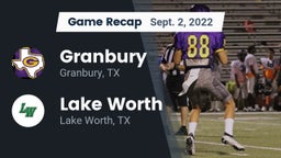 Recap: Granbury  vs. Lake Worth  2022