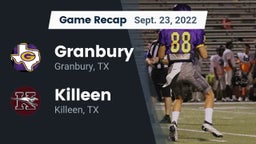 Recap: Granbury  vs. Killeen  2022
