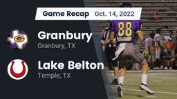 Recap: Granbury  vs. Lake Belton   2022