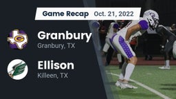 Recap: Granbury  vs. Ellison  2022