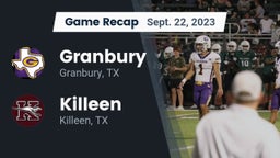 Recap: Granbury  vs. Killeen  2023