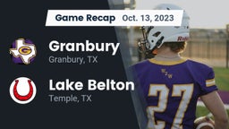 Recap: Granbury  vs. Lake Belton   2023