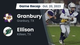Recap: Granbury  vs. Ellison  2023