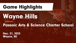 Wayne Hills  vs Passaic Arts & Science Charter School Game Highlights - Dec. 21, 2023