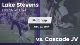 Matchup: Lake Stevens High vs. vs. Cascade JV 2017