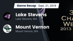 Recap: Lake Stevens  vs. Mount Vernon  2018