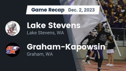 Recap: Lake Stevens  vs. Graham-Kapowsin  2023