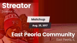 Matchup: Streator  vs. East Peoria Community  2017