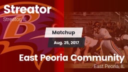 Matchup: Streator  vs. East Peoria Community  2017