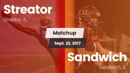 Matchup: Streator  vs. Sandwich  2017