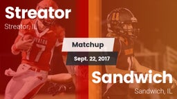 Matchup: Streator  vs. Sandwich  2017