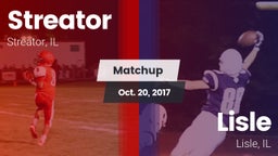 Matchup: Streator  vs. Lisle  2017