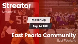 Matchup: Streator  vs. East Peoria Community  2018
