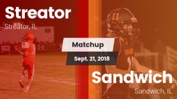 Matchup: Streator  vs. Sandwich  2018