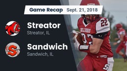 Recap: Streator  vs. Sandwich  2018