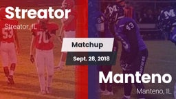 Matchup: Streator  vs. Manteno  2018
