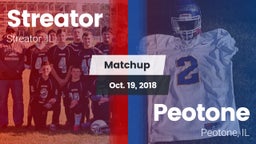 Matchup: Streator  vs. Peotone  2018