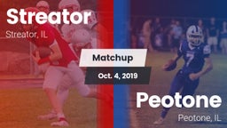 Matchup: Streator  vs. Peotone  2019