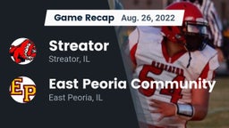 Recap: Streator  vs. East Peoria Community  2022