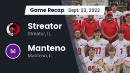 Recap: Streator  vs. Manteno  2022