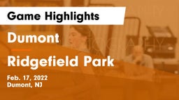 Dumont  vs Ridgefield Park Game Highlights - Feb. 17, 2022