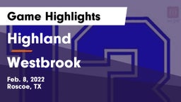 Highland  vs Westbrook  Game Highlights - Feb. 8, 2022