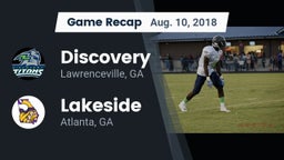 Recap: Discovery  vs. Lakeside  2018