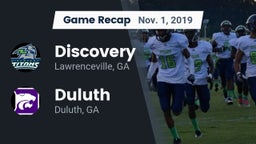 Recap: Discovery  vs. Duluth  2019