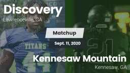 Matchup: Discovery vs. Kennesaw Mountain  2020